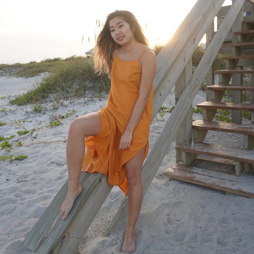 Urban Outfitters Low Back Midi Dress